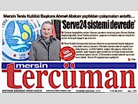 KULÜP BAŞKANIMIZ SN.AHMET ATAKAN'IN TAMSAYFA VE TERCÜMAN GAZETESİ ÖZEL RÖPORTAJLARI
