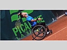 TEKERLEKLİ SANDALYE TENİSİ MİLLİ TAKIM SPORCUMUZ OĞUZHAN GÜNEŞ'TEN BAŞARI.