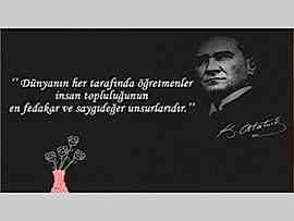 24 KASIM ÖĞRETMENLER GÜNÜNÜZ KUTLU OLSUN...