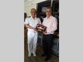 MERSİN SAHİL GÜVENLİK AKDENİZ BÖLGE KOMUTANI SG KIDEMLİ ALBAY  FATİH ERHAN ZİYARETİ.