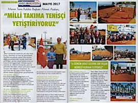 KULÜBÜMÜZÜN  ROTA MERSİN DERGİSİ HABERİ